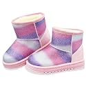 Girls Boots Toddler Sequin Winter Snow Boots for Little/Big Kid