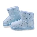Girls Boots Toddler Sequin Winter Snow Boots for Little/Big Kid