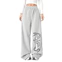 Girls Cargo Pants High Waist Loose Fit