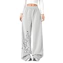 Girls Cargo Pants High Waist Loose Fit