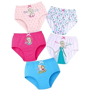 Girls Cartoon Printed Panty Pack of 5