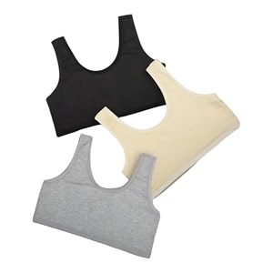 Girls Cotton Sports Bra Non-Padded Full Coverage