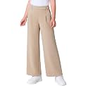 Girls Dress Pants Wide Leg School Uniform Slacks for Kids 6-17 Years