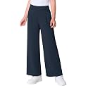 Girls Dress Pants Wide Leg School Uniform Slacks for Kids 6-17 Years