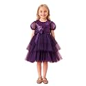 Girls Dress Velvet Sequin Birthday Gown for