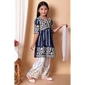 Girls Ethnic Cotton Kurta and Straight Pant