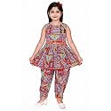 Girls Ethnic Kurti and Dhoti Pant Set