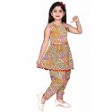 Girls Ethnic Kurti and Dhoti Pant Set