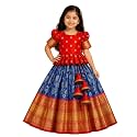 Girls Ethnic Wear Cotton Blend Flower Printed