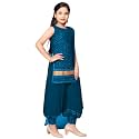 Girls Ethnic Wear Embroidery Cotton Blend Kurti