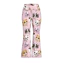 Girls Flare Leggings Cute Bell Bottoms for Teen Girls Wide Leg Sweatpants for 5-14 T