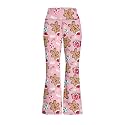 Girls Flare Leggings Cute Bell Bottoms for Teen Girls Wide Leg Sweatpants for 5-14 T