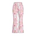 Girls Flare Leggings Cute Bell Bottoms for Teen Girls Wide Leg Sweatpants for 5-14 T