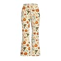 Girls Flare Leggings Cute Bell Bottoms for Teen Girls Wide Leg Sweatpants for 5-14 T