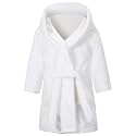 Girls Fleece Hooded Robes, Warm Printed Bath Robe for Kids Soft Fuzzy Bathrobe for Gifts