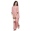 Girls Floral Embroidered Kurta and Palazzo Pants