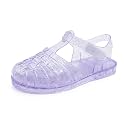 Girls Jelly Sandals, Princess Dress Shoes for Toddlers and Little Kids