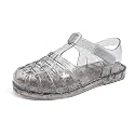 Girls Jelly Sandals, Princess Dress Shoes for Toddlers and Little Kids