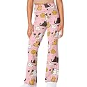 Girls Leggings Floral Print High-Waisted Flared Pants 5-14 Years