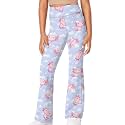 Girls Leggings Floral Print High-Waisted Flared Pants 5-14 Years