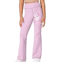 Girls Leggings Floral Print High-Waisted Flared Pants 5-14 Years