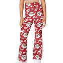 Girls Leggings Floral Print High-Waisted Flared Pants 5-14 Years