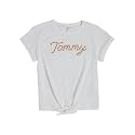 Girls Logo Regular Fit Cotton T-Shirt