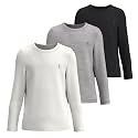 Girls Long Sleeve Athletic Performance T-Shirts 3-Pack