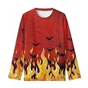 Girls Long Sleeve Shirts Casual Crewneck Soft T-shirts for Girls 3-16 Years Old