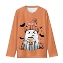 Girls Long Sleeve Shirts Casual Crewneck Soft T-shirts for Girls 3-16 Years Old