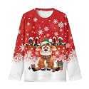 Girls Long Sleeve Shirts Casual Crewneck Soft T-shirts for Girls 3-16 Years Old