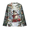 Girls Long Sleeve Shirts Casual Crewneck Soft T-shirts for Girls 3-16 Years Old