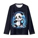 Girls Long Sleeve Shirts Casual Crewneck Soft T-shirts for Girls 3-16 Years Old