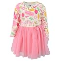 Girls Long Sleeve Tulle Tutu Dresses for Kid and Toddler