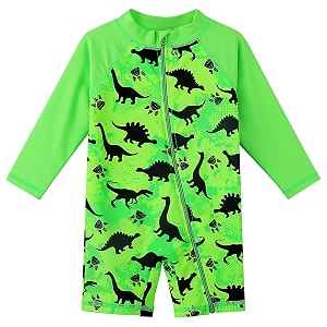 girls long sleeve zipper rash guard 1 piece upf 50 sun protection