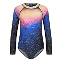 Girls One Piece Rash Guard Long Sleeve Swimsuits for Girls UPF 50+ Sun Protection Bathing Suits 3-16 Years