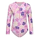 Girls One Piece Rash Guard Long Sleeve Swimsuits for Girls UPF 50+ Sun Protection Bathing Suits 3-16 Years