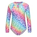 Girls One Piece Rash Guard Long Sleeve Swimsuits for Girls UPF 50+ Sun Protection Bathing Suits 3-16 Years