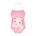 Girls One Piece Swimsuit Beach Bathing Suit Toddler Floral Halter Straps Swimwear for 1-10 Years