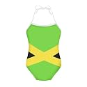 Girls One Piece Swimsuit Beach Bathing Suit Toddler Floral Halter Straps Swimwear for 1-10 Years