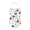 Girls One Piece Swimsuit Beach Bathing Suit Toddler Floral Halter Straps Swimwear for 1-10 Years