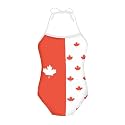 Girls One Piece Swimsuit Beach Bathing Suit Toddler Floral Halter Straps Swimwear for 1-10 Years