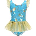 Girls One Piece Swimsuit Cute Princess Bathing Suits Beach Swimwears