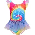 Girls One Piece Swimsuit Cute Princess Bathing Suits Beach Swimwears