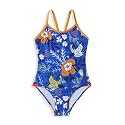 Girls One Piece Swimsuit Kids Girl Halter Quick Dry Swimwear Beach Summer Floral Bathing Suit 4-12 Years