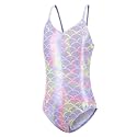 Girls One Piece Swimsuits Mermaid Bathing Suits Summer Swimsuit 2-14 Years