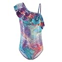 Girls One Piece Swimsuits Mermaid Bathing Suits Summer Swimsuit 2-14 Years