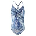 Girls One Piece Swimsuits Mermaid Bathing Suits Summer Swimsuit 2-14 Years