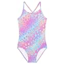 Girls One Piece Swimsuits Summer UPF 50+ Quick Dry Beach Bathing Suit Cross Shoulder Strap Swimwear 2-10 Years