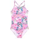 Girls One Piece Swimsuits Summer UPF 50+ Quick Dry Beach Bathing Suit Cross Shoulder Strap Swimwear 2-10 Years